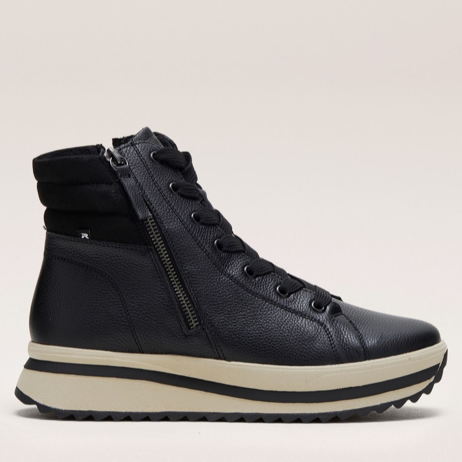 Rieker High Top Lace Up Trainer