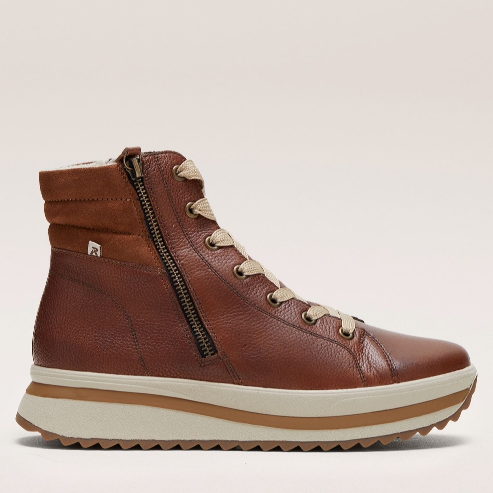 Rieker High Top Lace Up Trainer