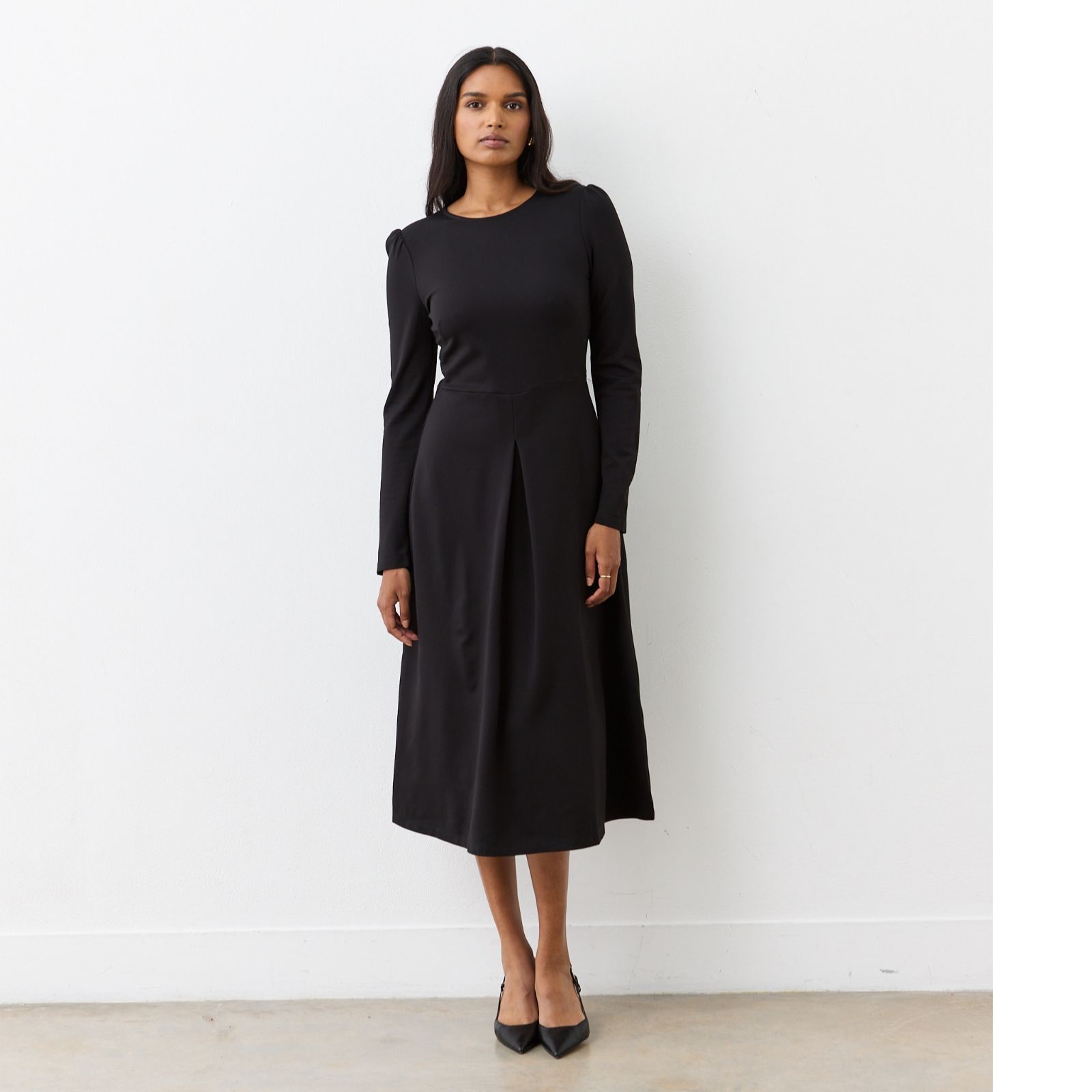 Finery London Carla Fit and Flare Ponte Stretch Dress