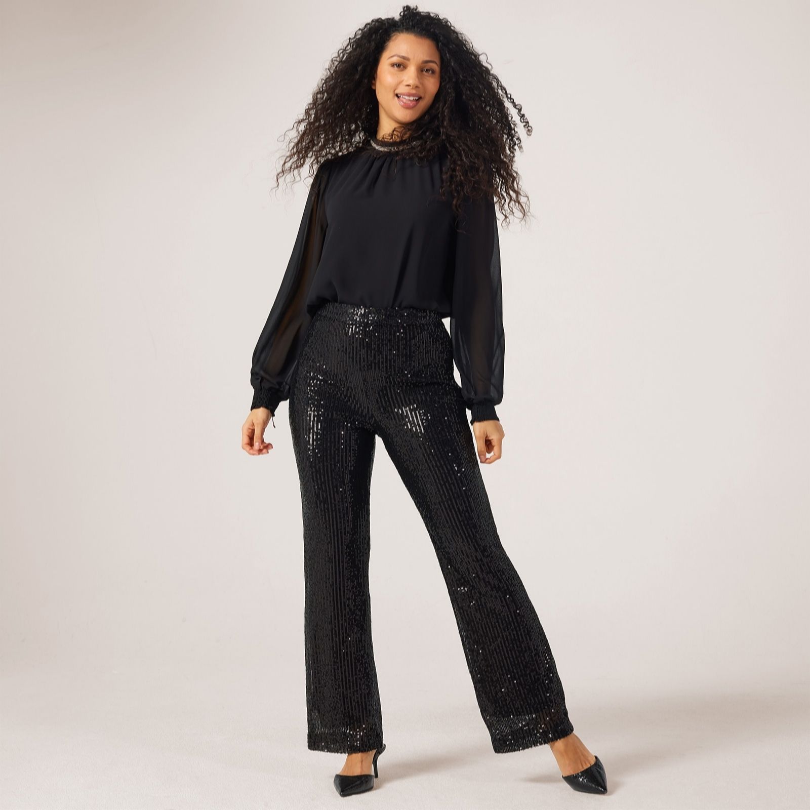 Izabel London Sequin Trouser