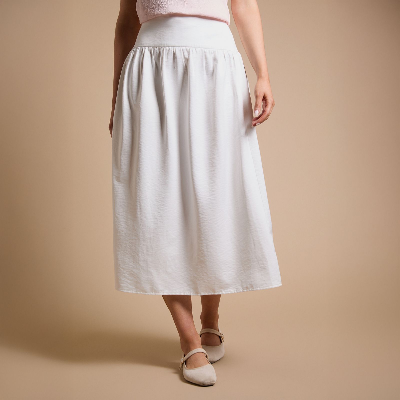 Dorothy Perkins Dropped Waist Midi Skirt