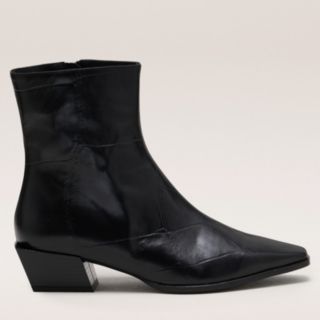 Dansi Leather Croc Boot