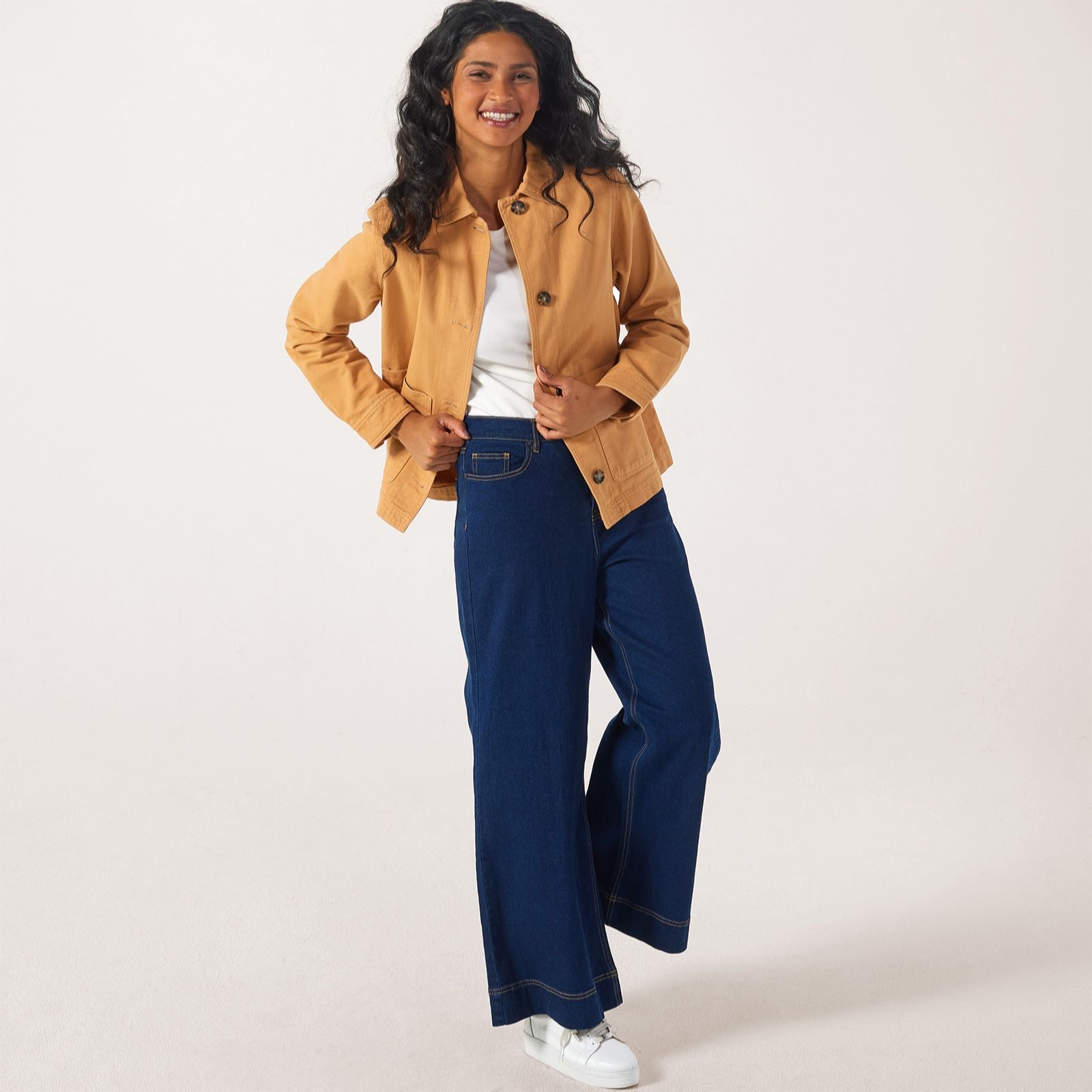 Denim & Co. Cotton Utility Jacket