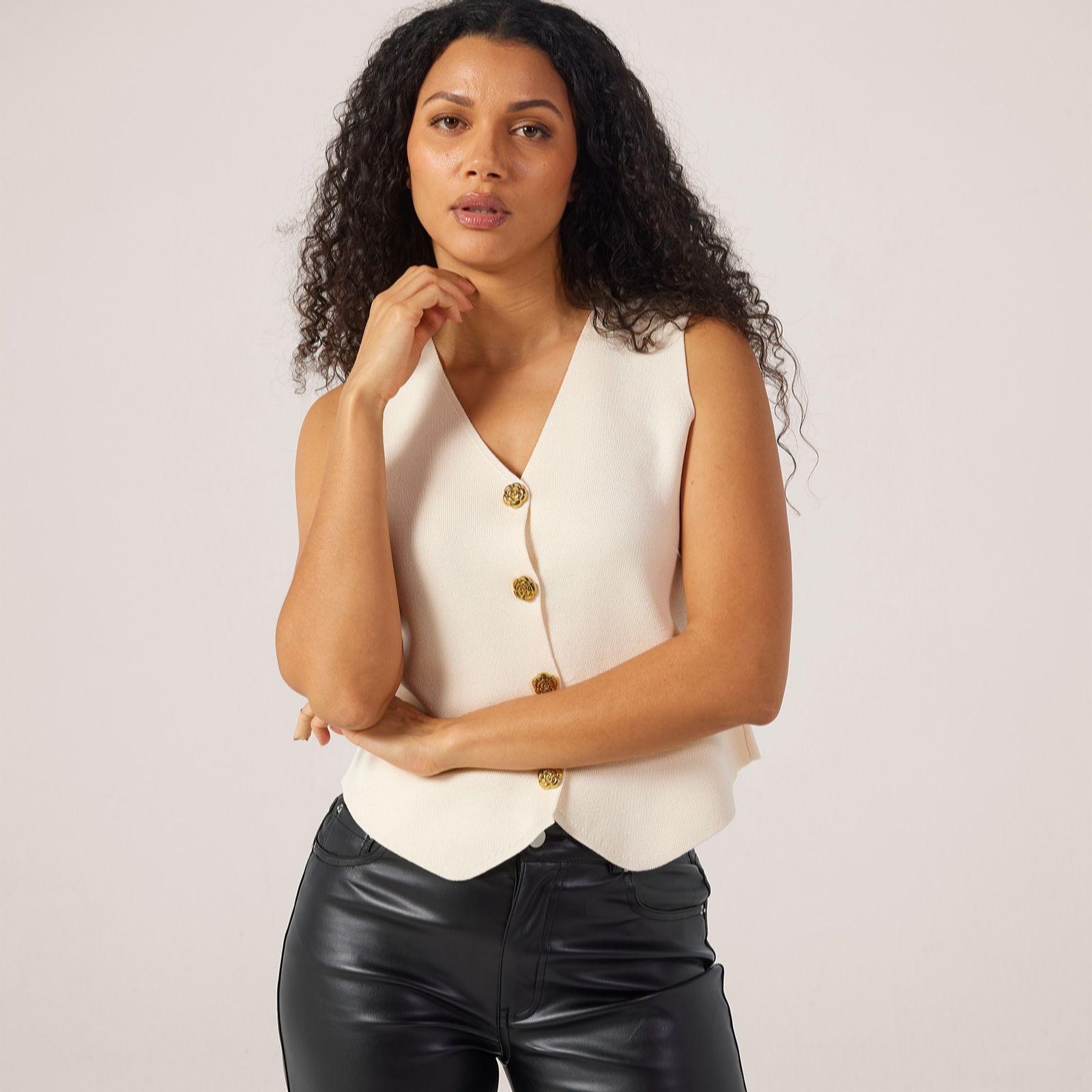 Izabel London Knit Vest