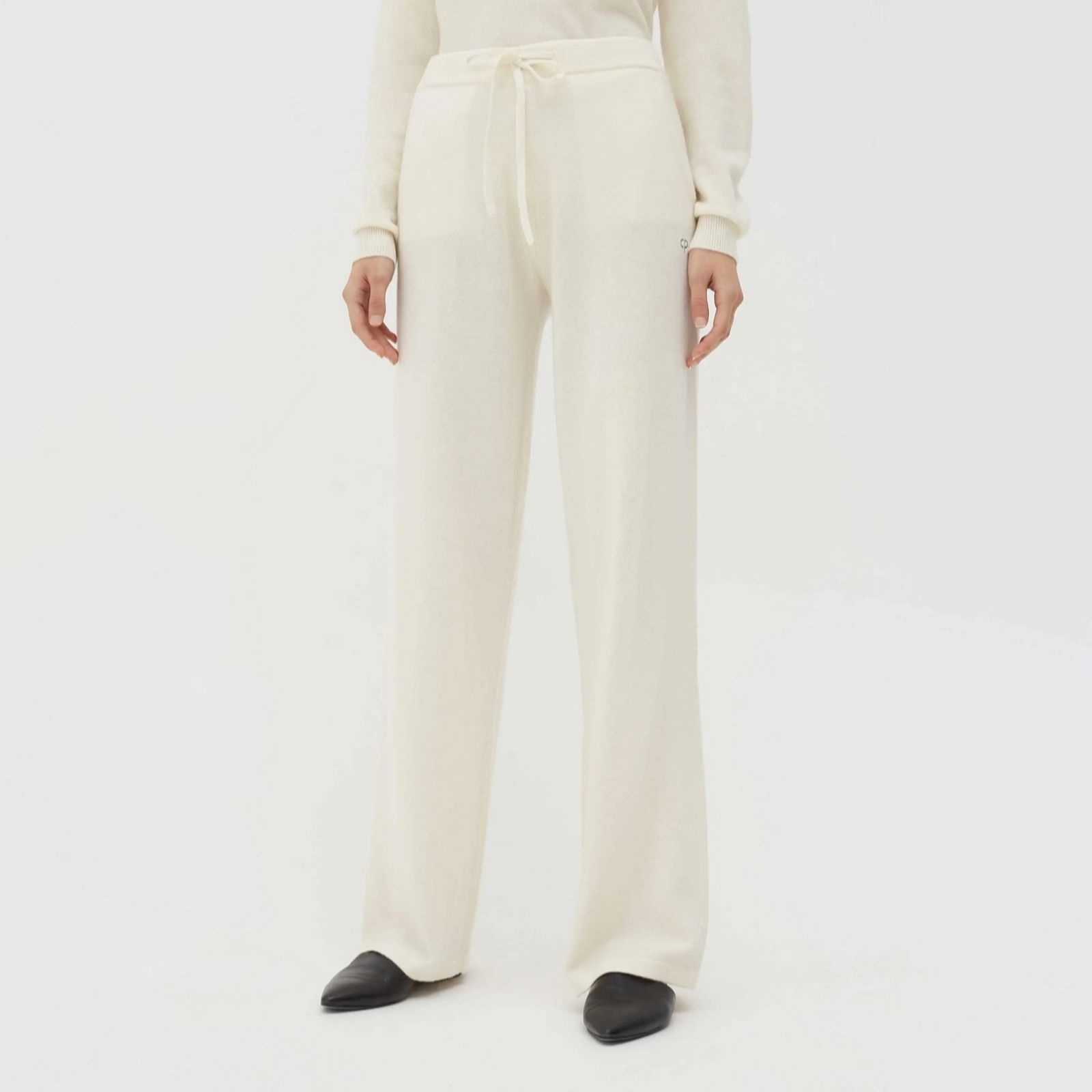 Chinti & Parker Pure 100% Cashmere Wide-Leg Trousers