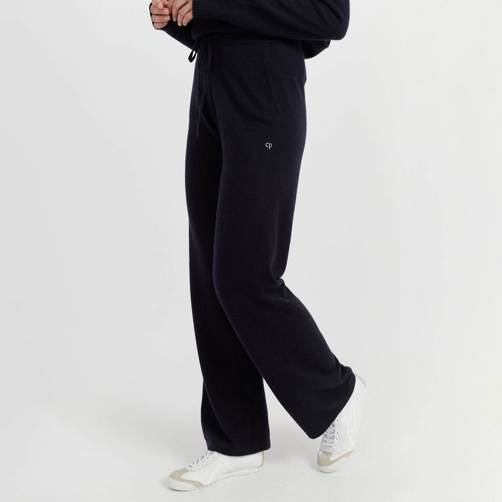 Chinti & Parker Pure 100% Cashmere Wide-Leg Trousers