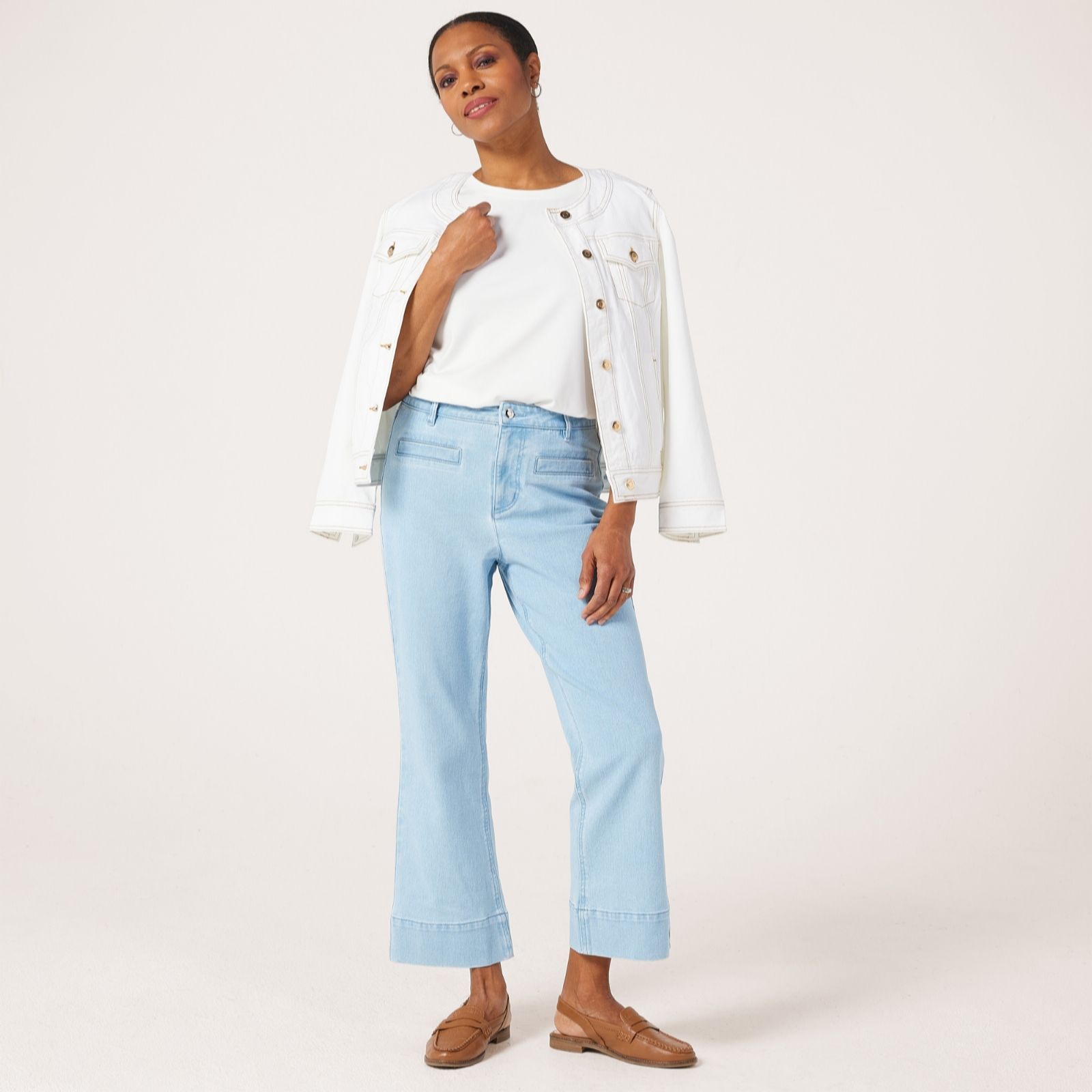 Ruth Langsford 7/8th Deep Hem Jeans Standard