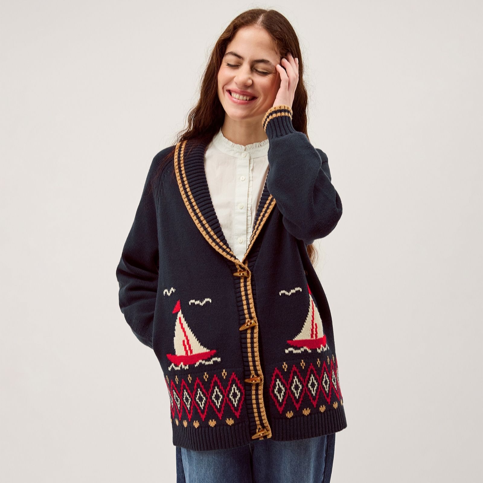 Monsoon Sapna Sailor Cardi