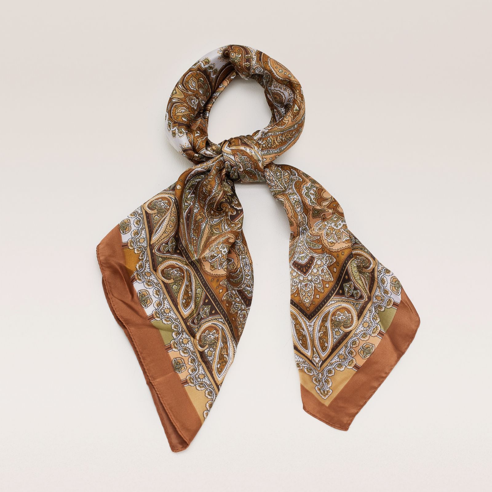 Apricot Printed Scarf