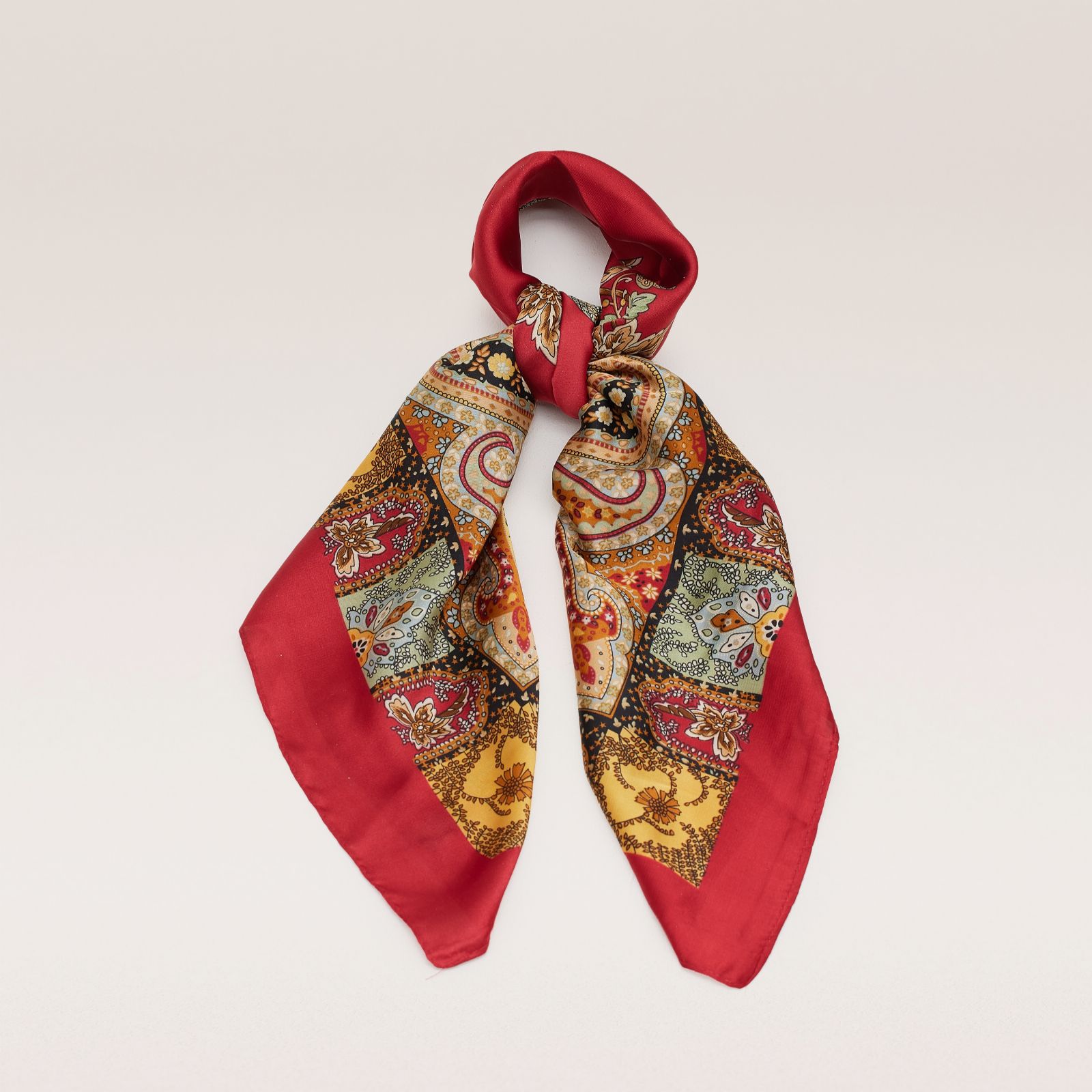 Apricot Printed Scarf
