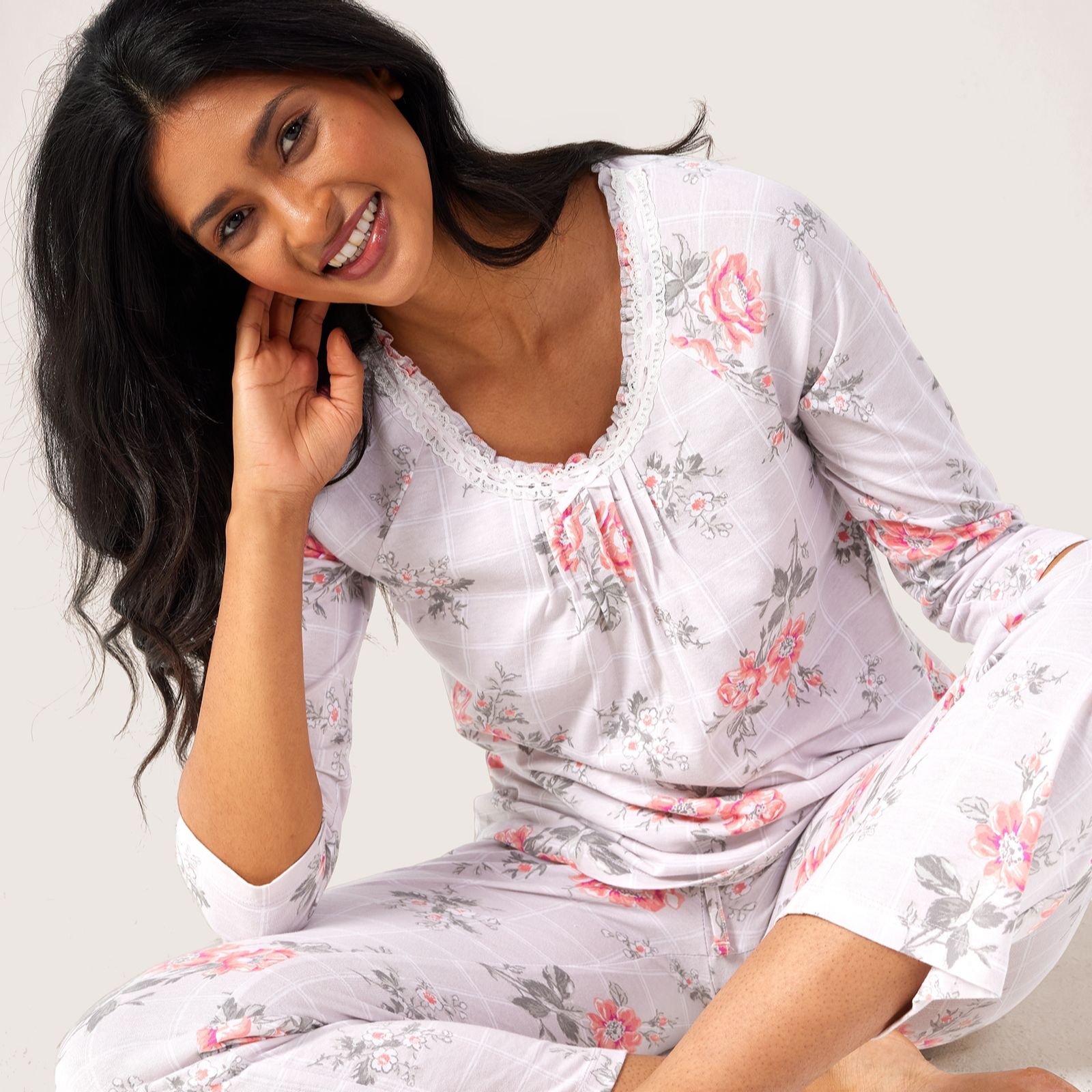 Carole Hochman 3/4 Sleeve PJ Set