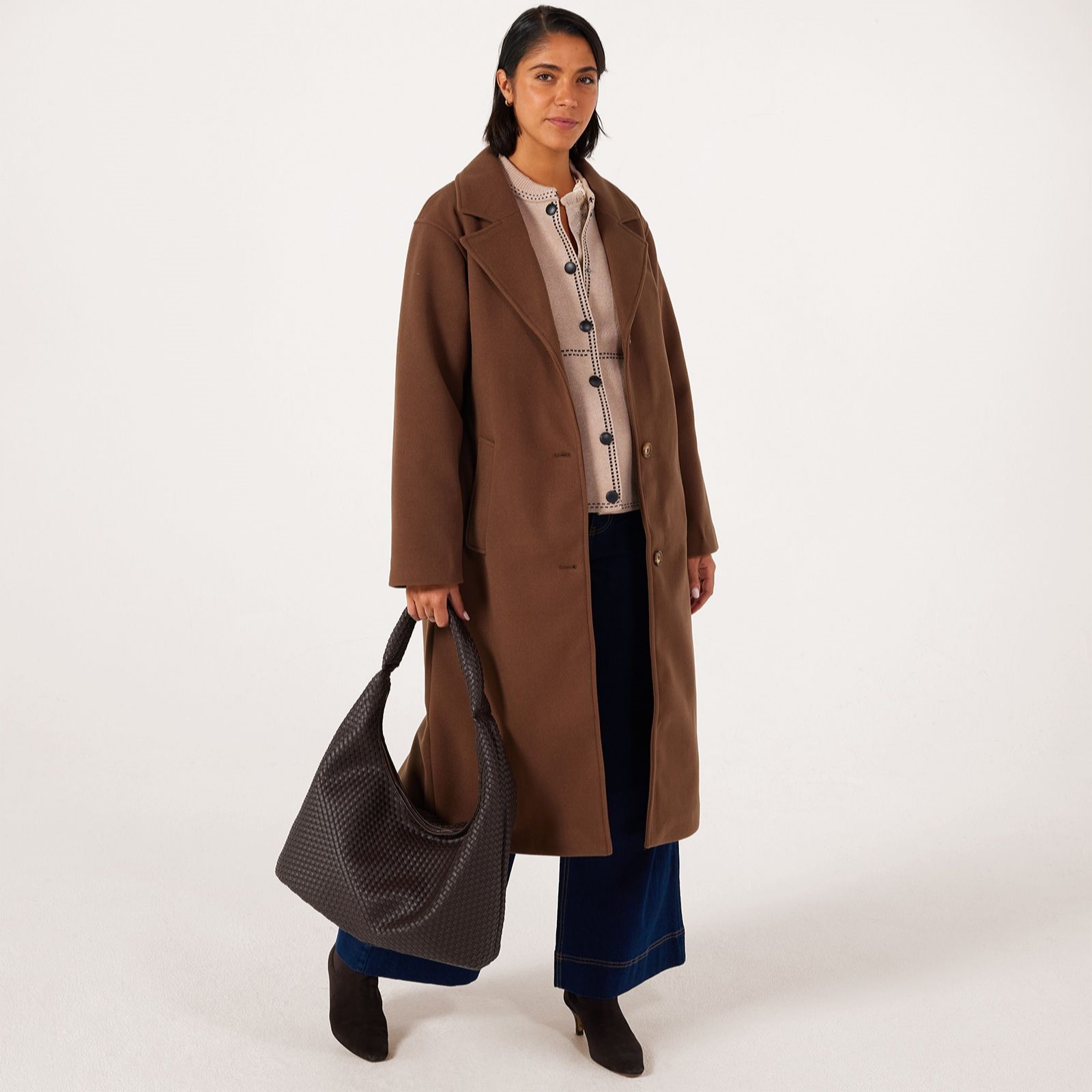 Centigrade Single Breasted Long Coat