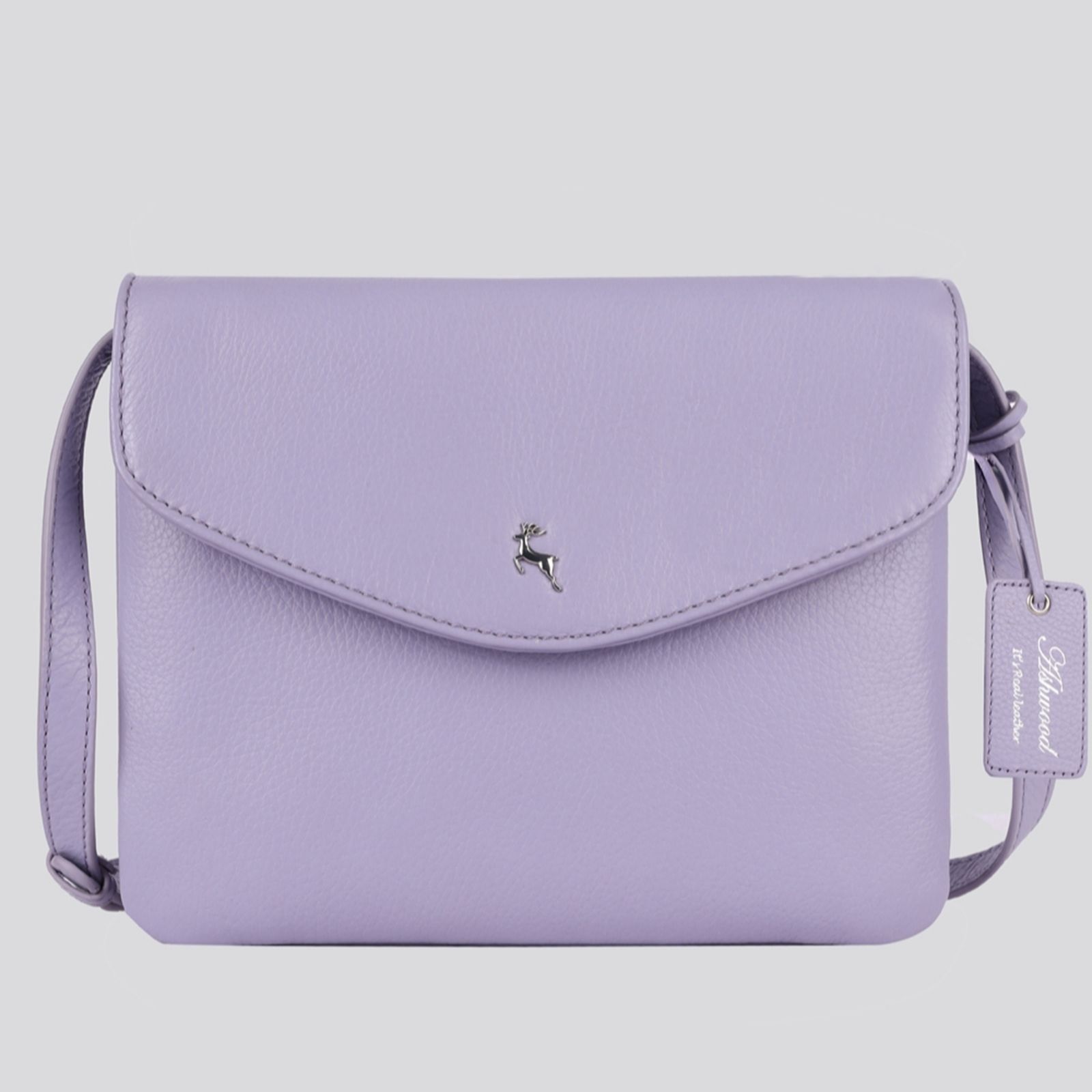 Outlet Ashwood Leather Flap Crossbody Bag