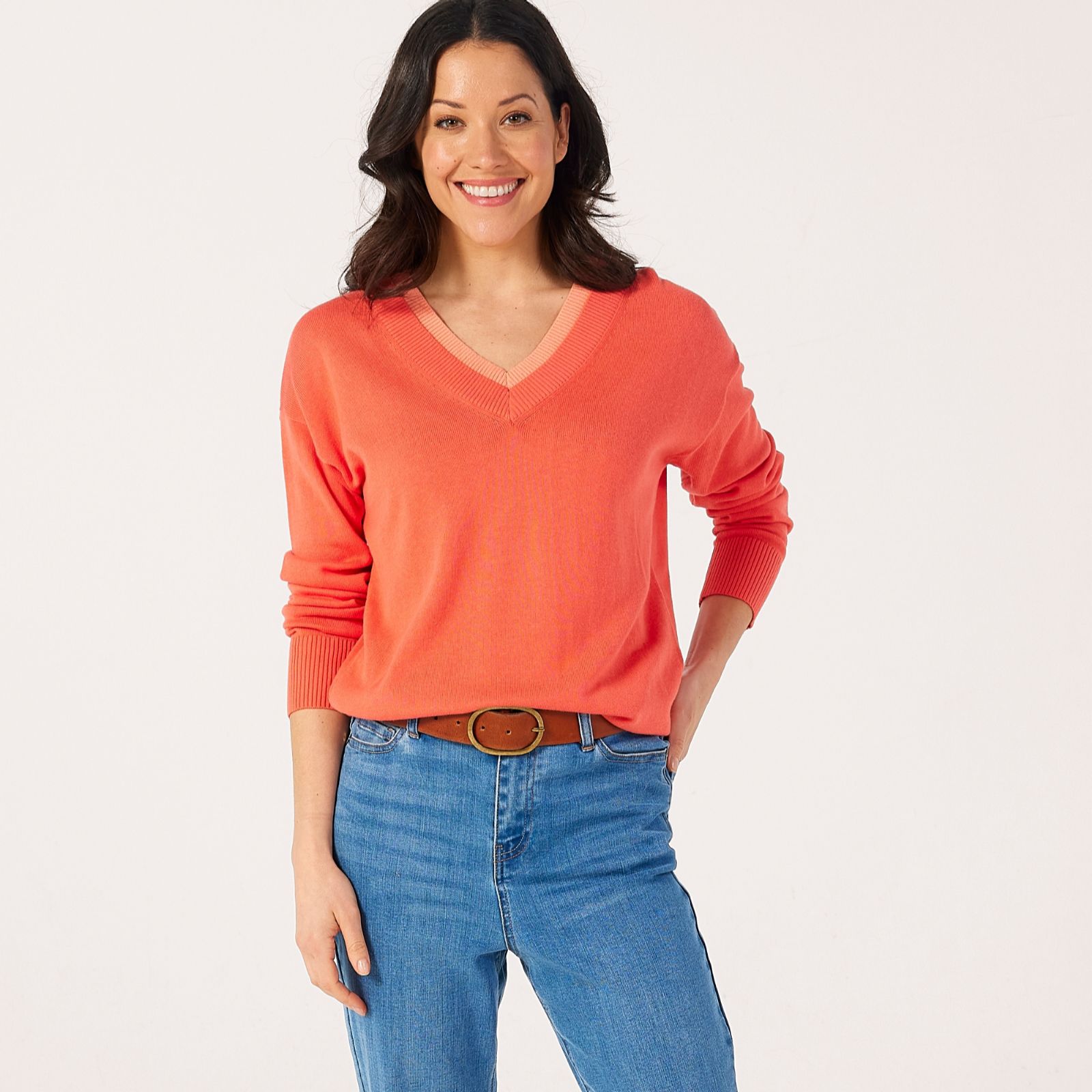 Ruth Langsford Double V Neck Jumper