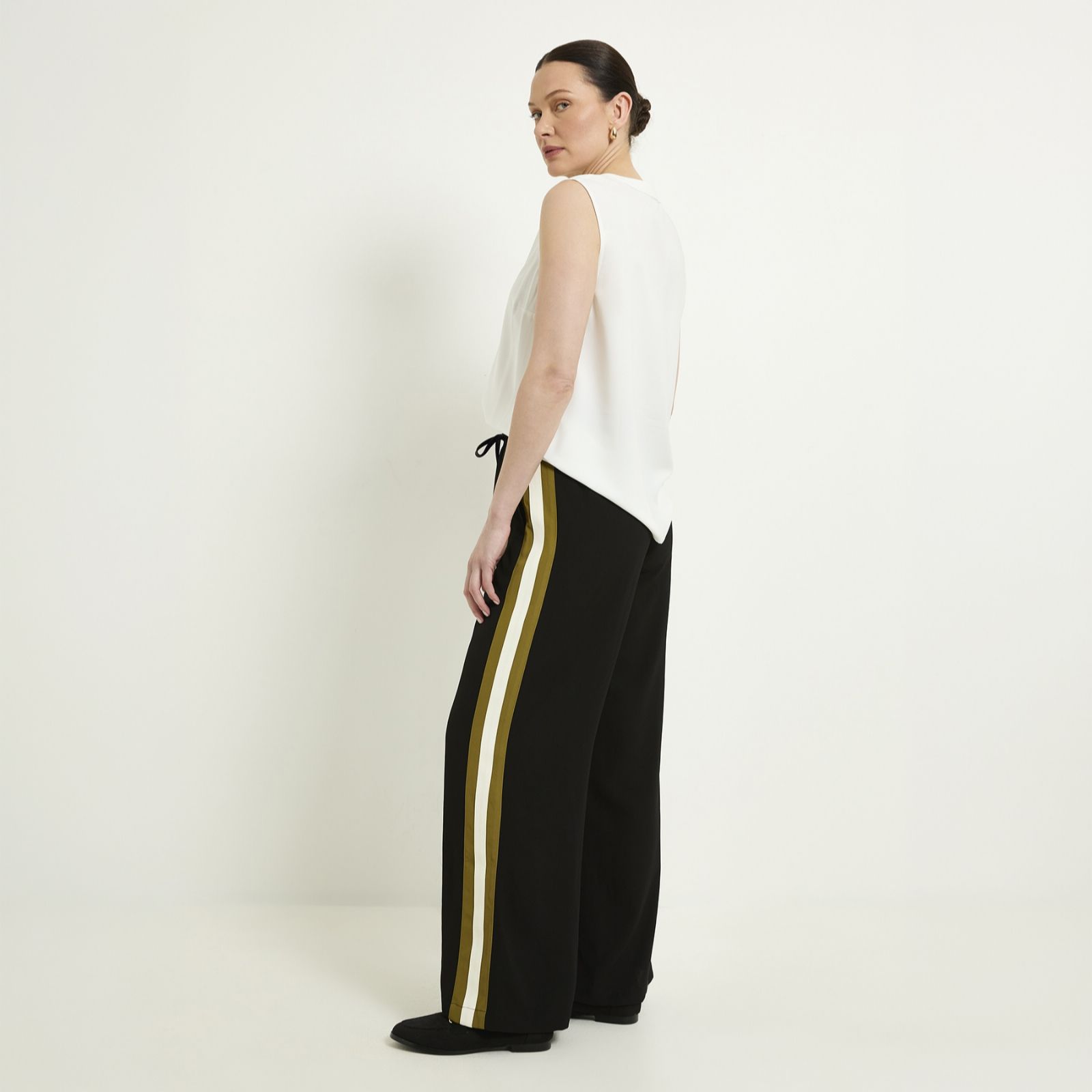 Wallis Side Stripe Drawstring Trousers Standard