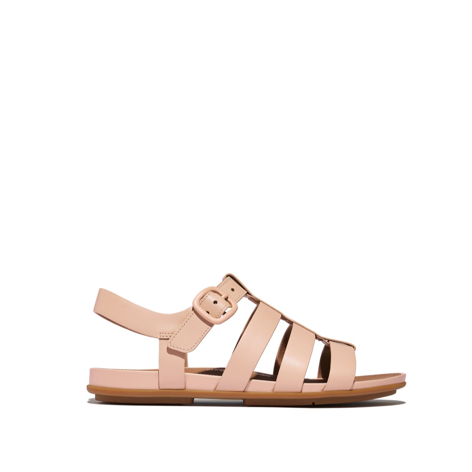 Fitflop Gracie Rubber Buckle Leather Fisherman Sandals