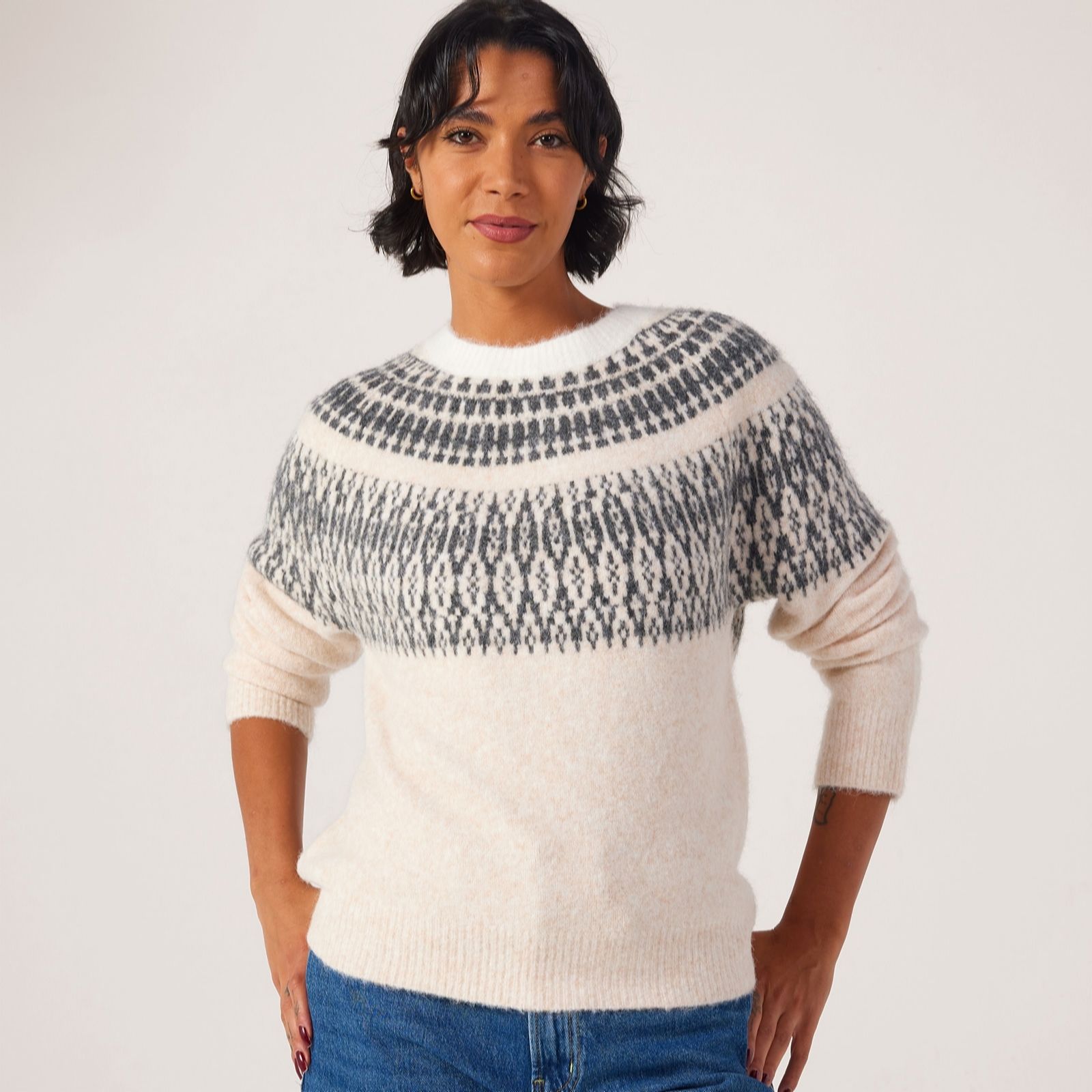 Izabel London Wool blend Fairyle Jumper