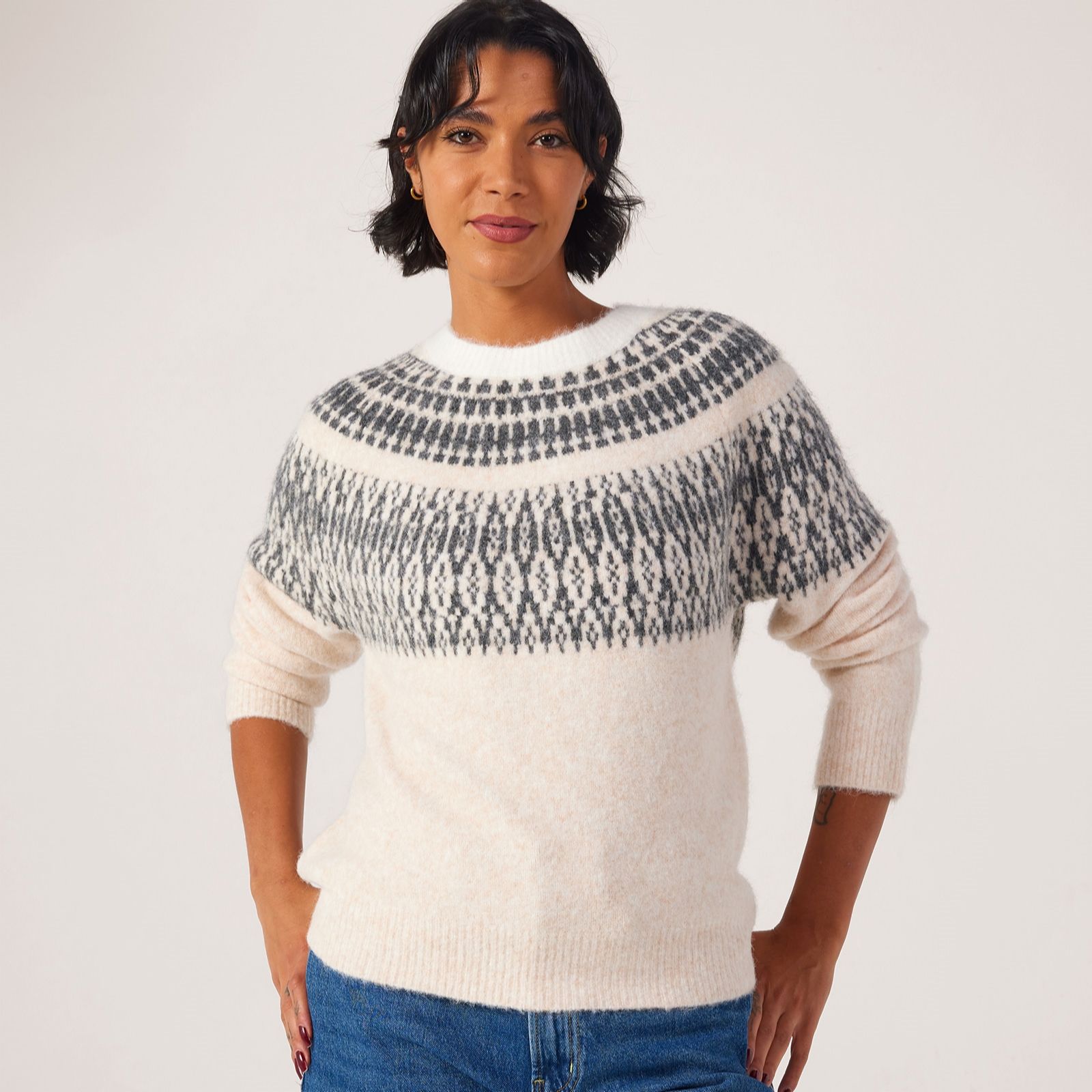 Izabel London Wool blend Fairyle Jumper