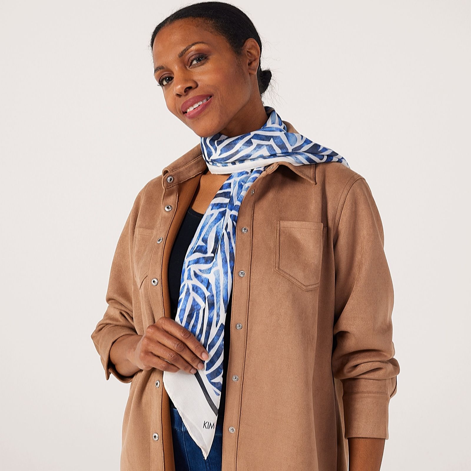 Kim & Co Printed Square Scarf