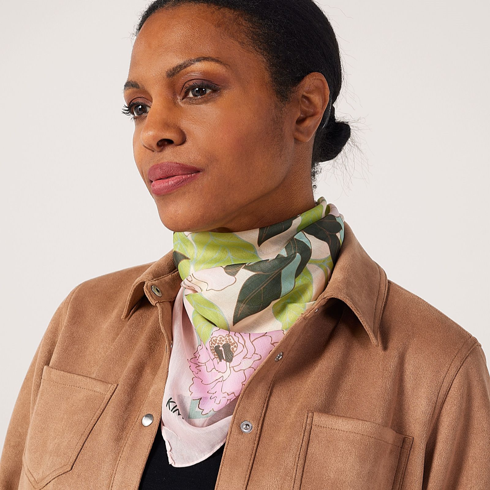 Kim & Co Printed Square Scarf