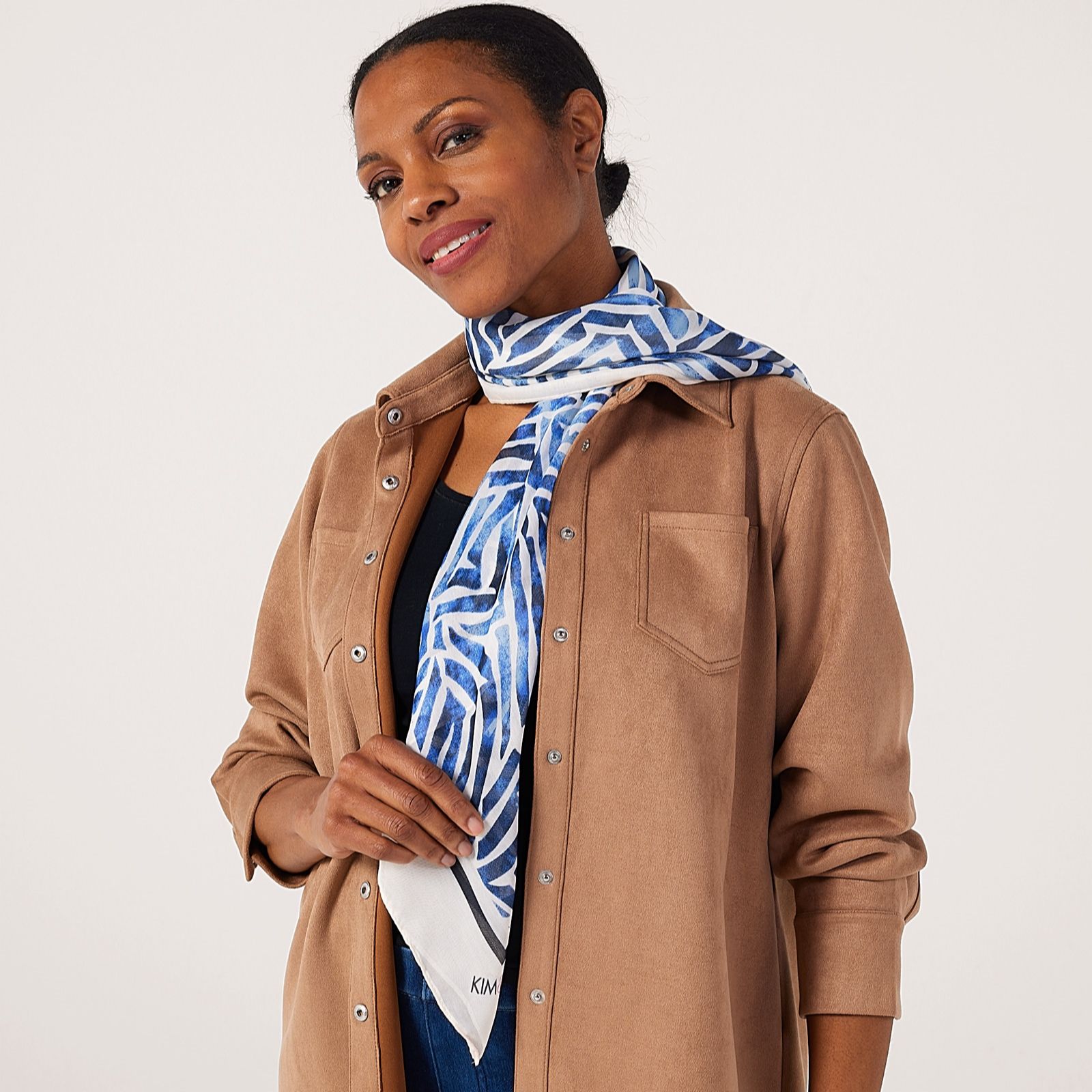 Kim & Co Printed Square Scarf