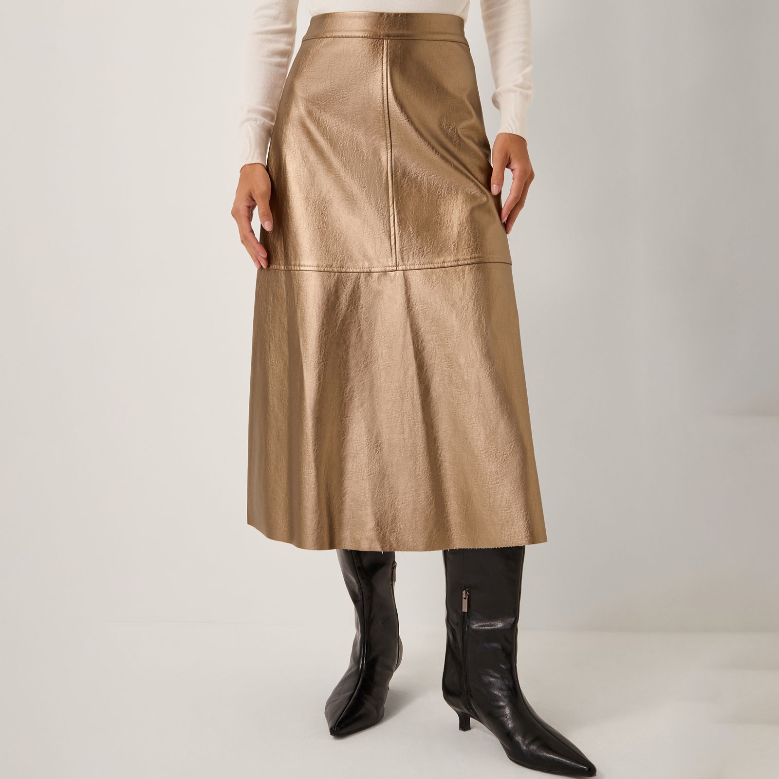 Monsoon Pippa Metallic Skirt