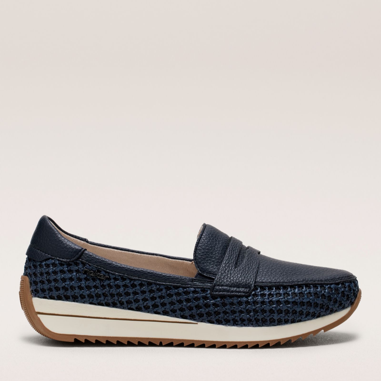Rieker Leather Wide Fit Loafer