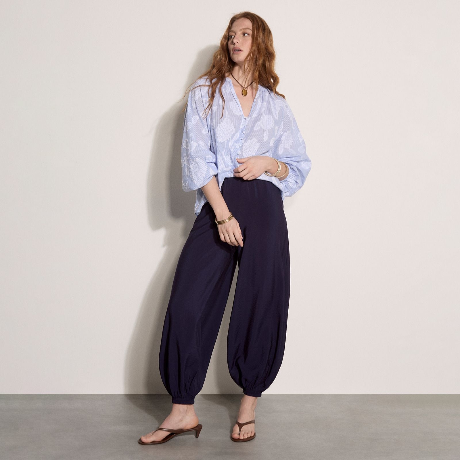 Apricot Balloon Trousers