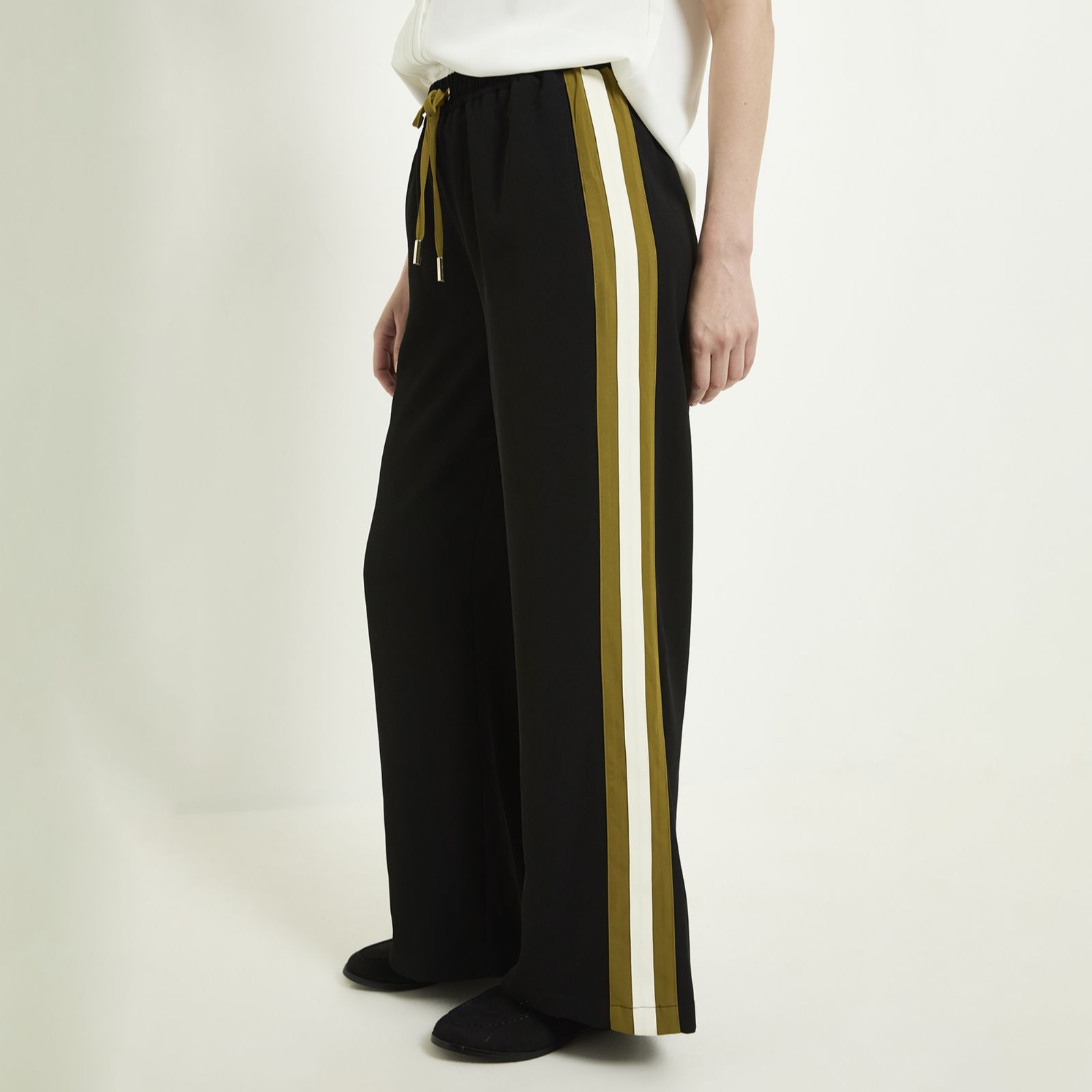 Wallis Side Stripe Drawstring Trousers Petite