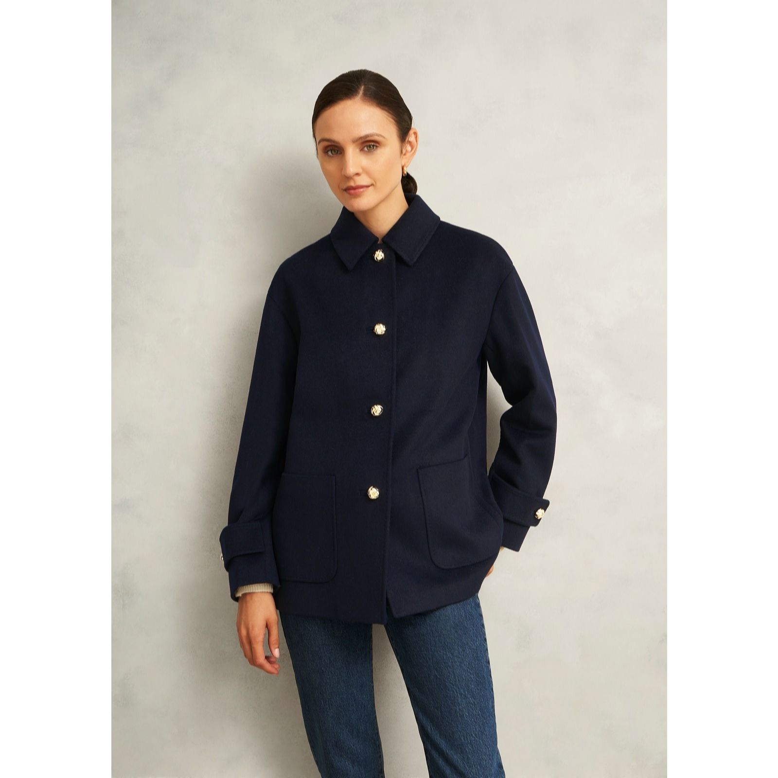 Hobbs London Erin Wool Blend Coat