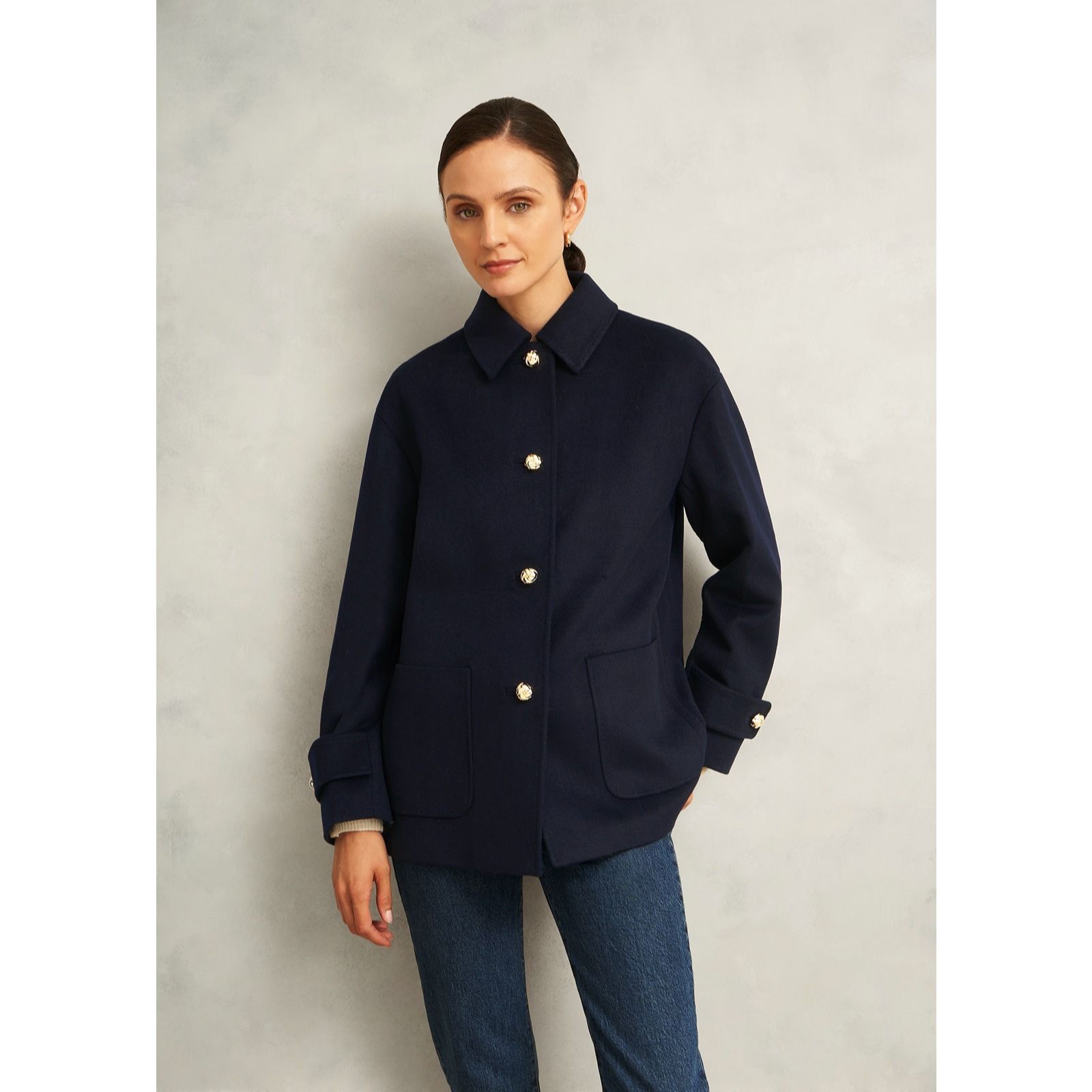 Hobbs London Erin Wool Blend Coat