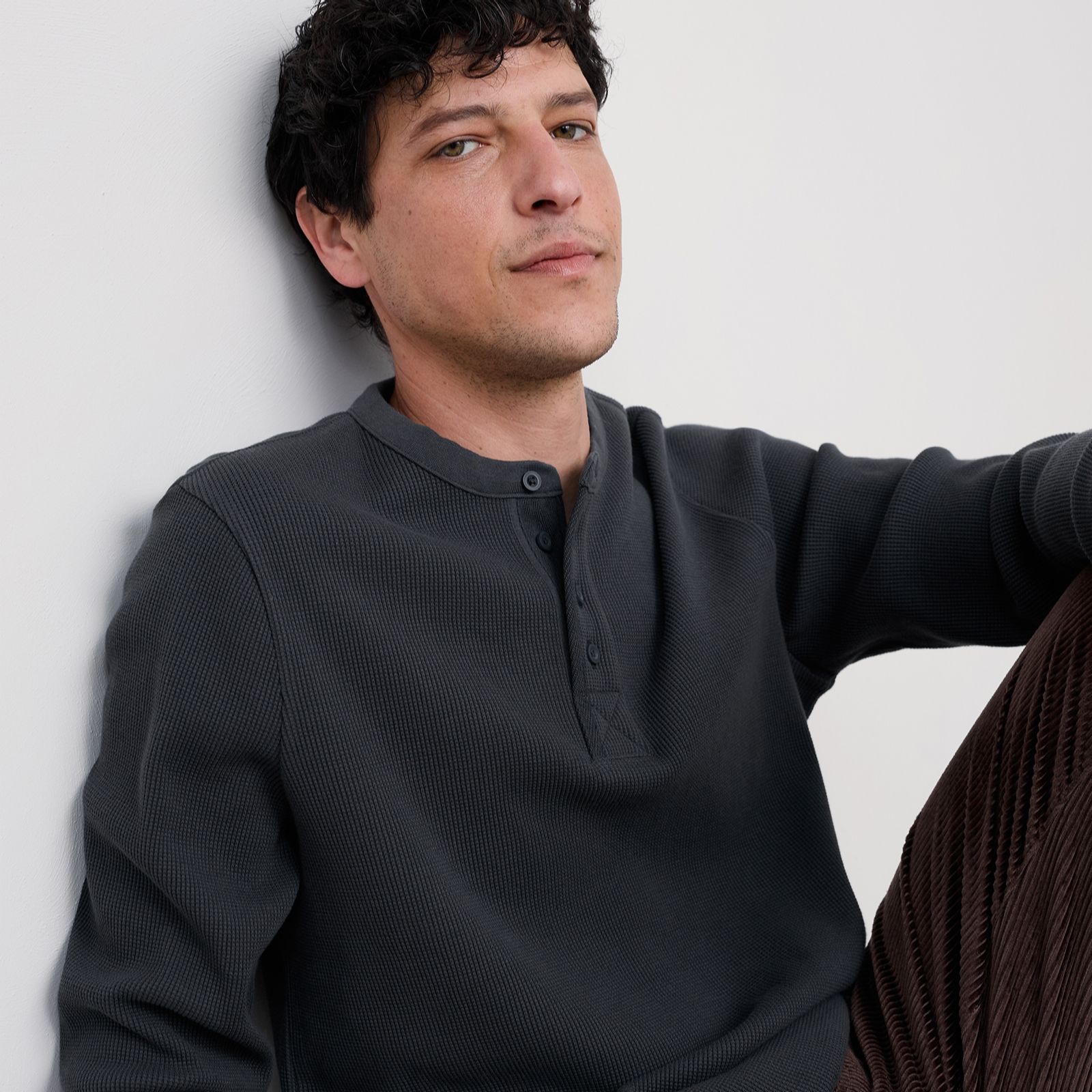 Seasalt Cornwall Men's Brigantine Waffle Top