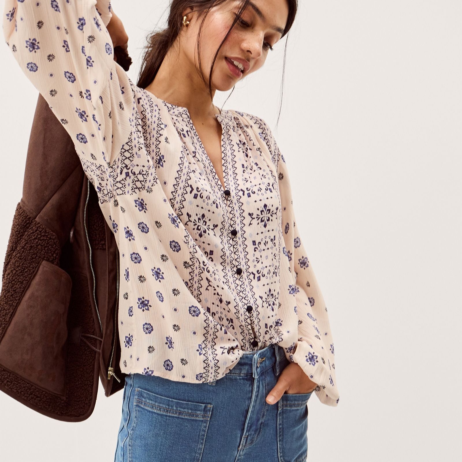 Monsoon Bonny Print Top