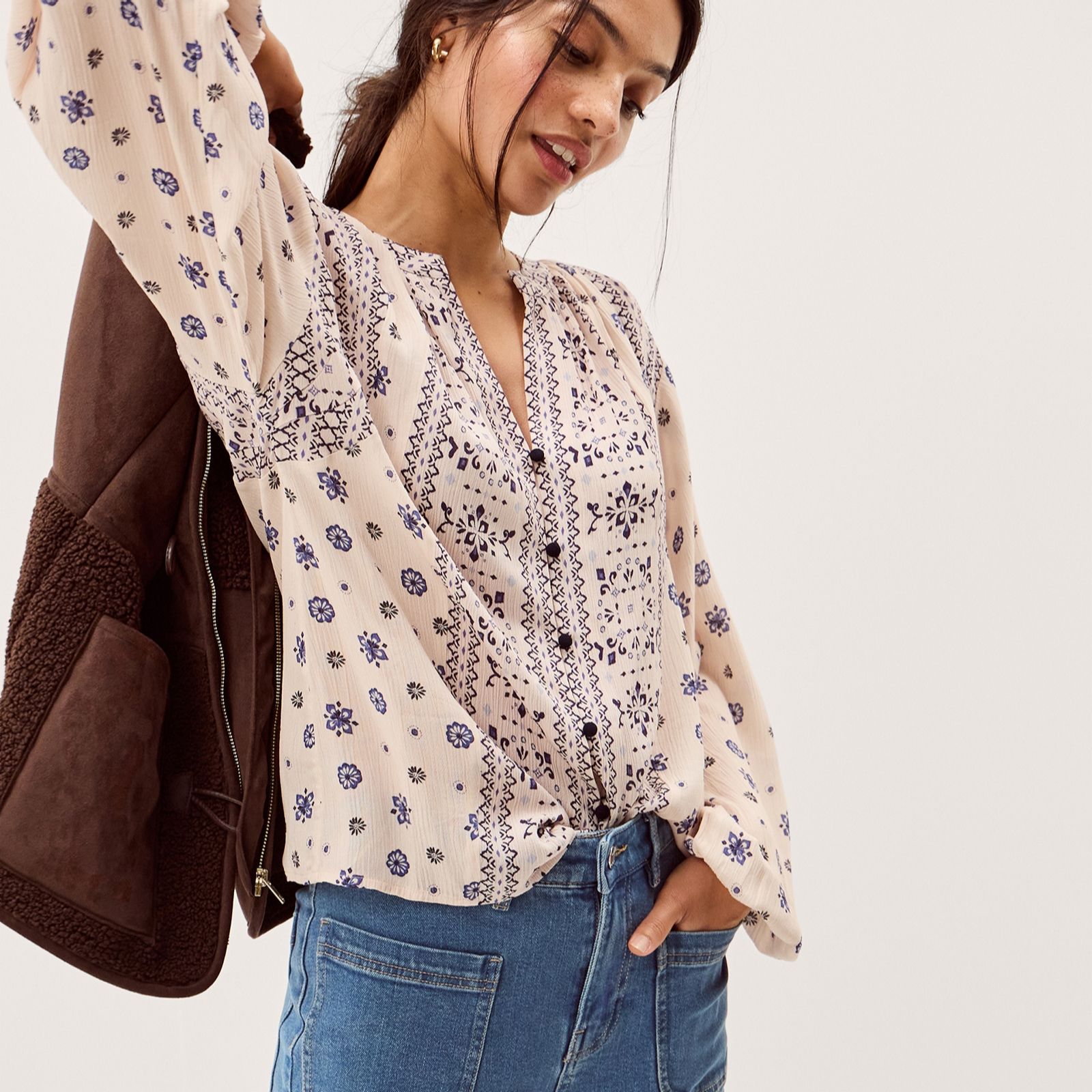 Monsoon Bonny Print Top