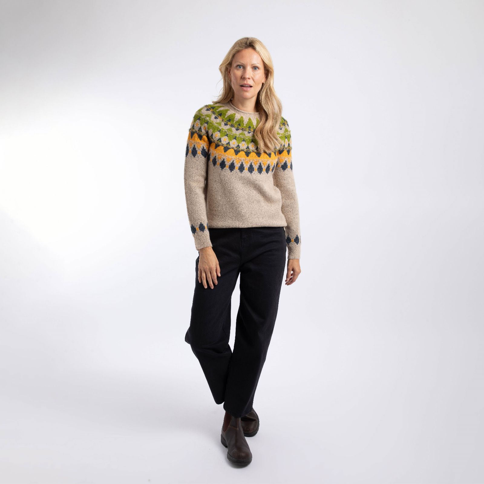 Weird Fish Lowell Fair Isle Jumper