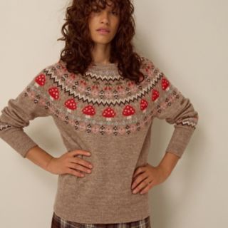 Monsoon Mia Mushroom Fair Isle Jumper