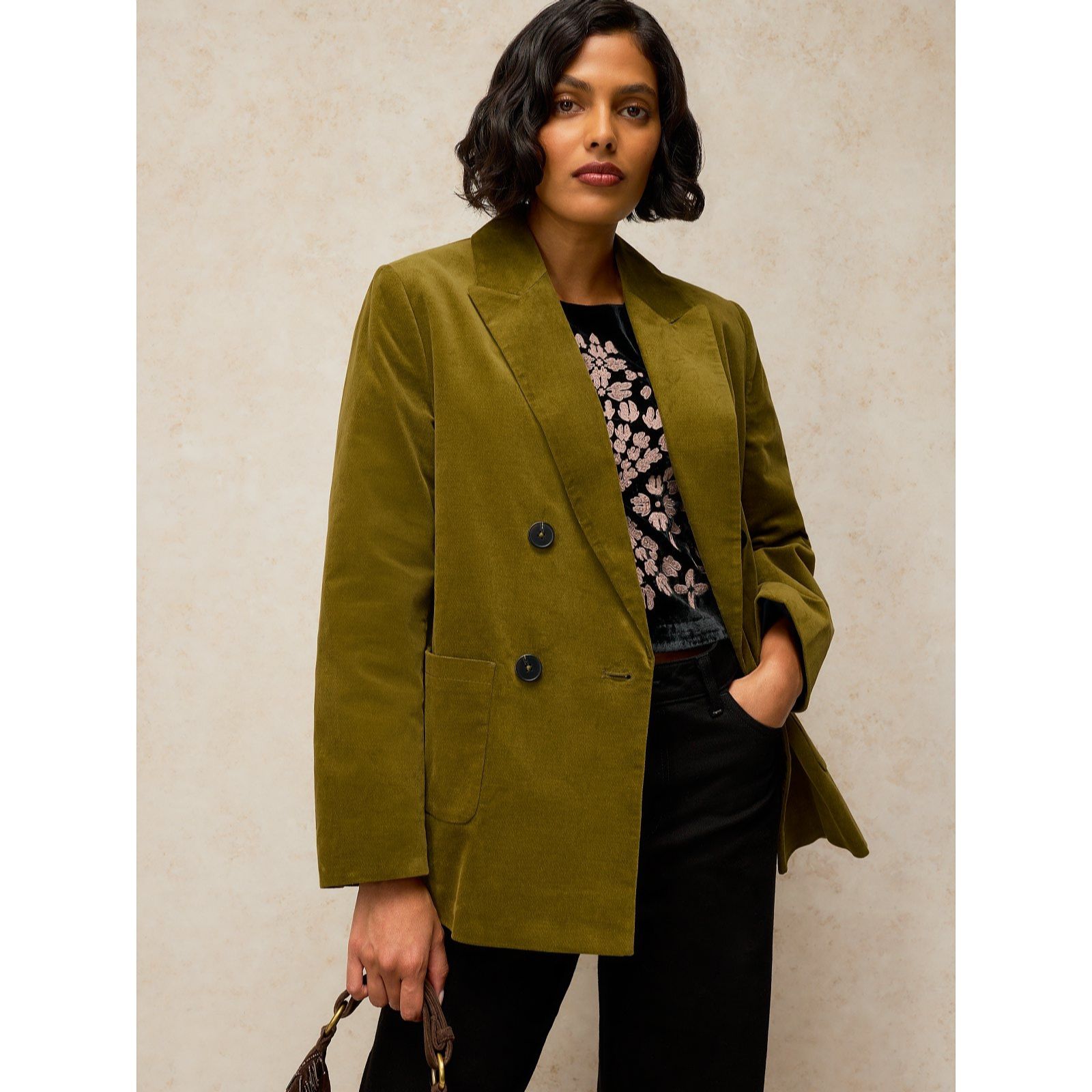 White Stuff Sasha Velvet Blazer