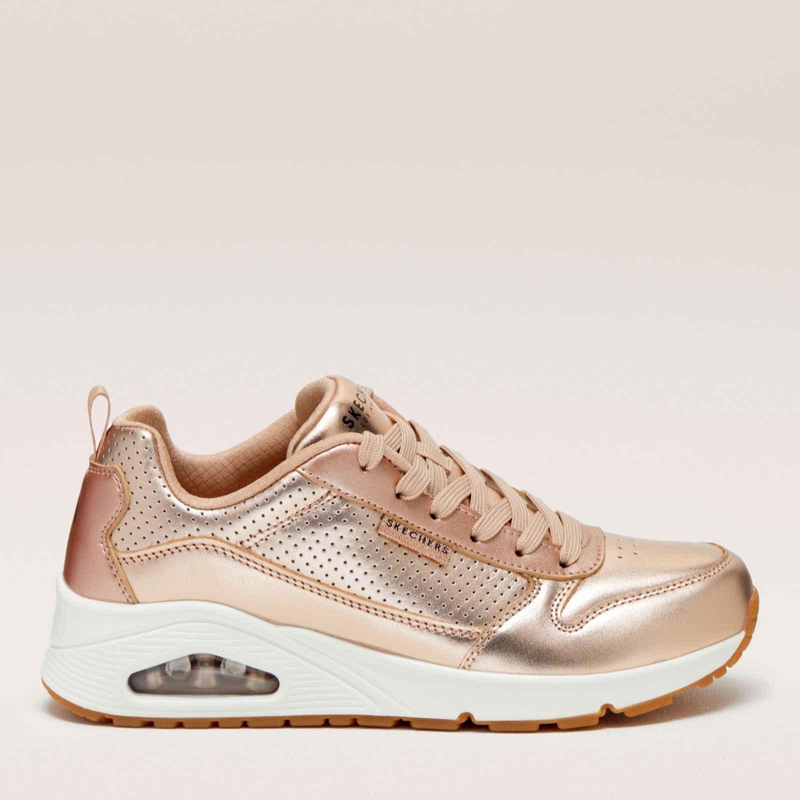 Outlet Skechers Uno Metallixs Lace Up Trainer