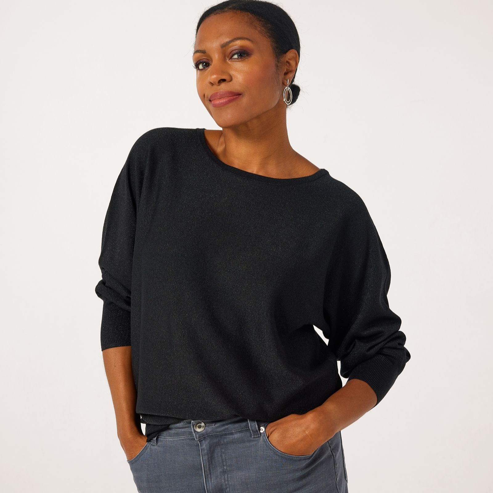Ruth Langsford Shimmer Batwing Jumper