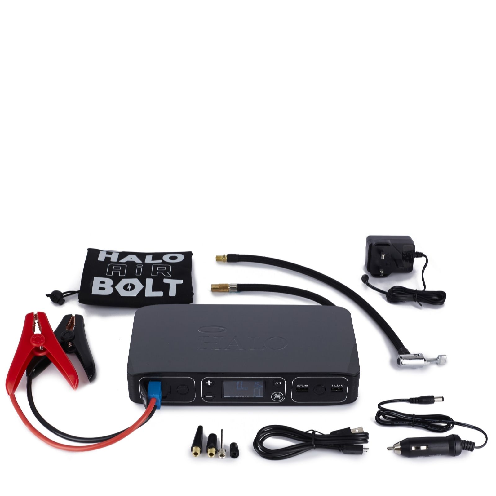 halo bolt car charger and air compressor