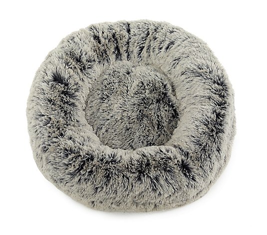 Cozee Paws Fluffy Round Pet Bed with Odourology