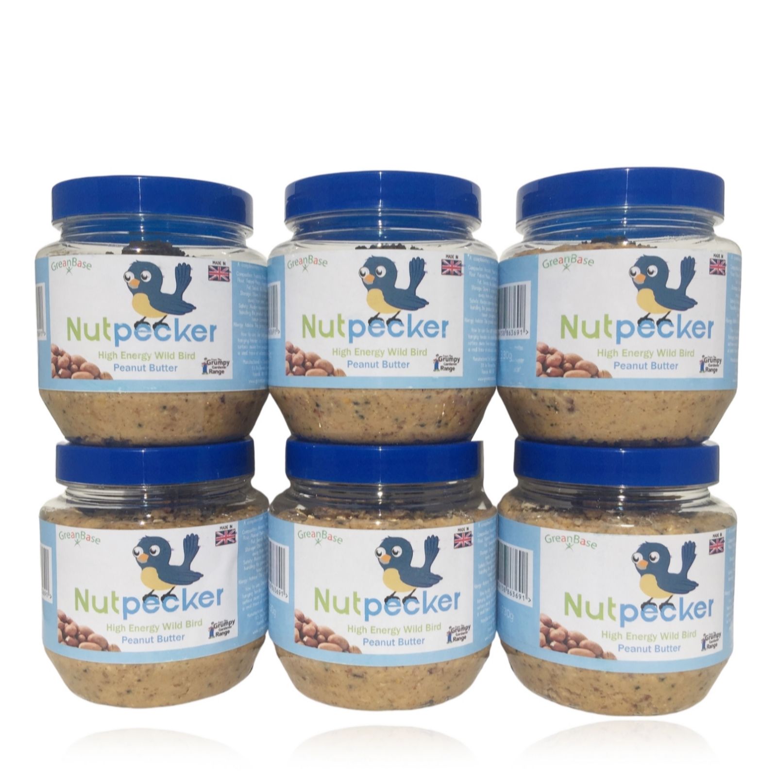 Nut Pecker 6x Peanut Original Peanut Butter Bird Food QVC UK
