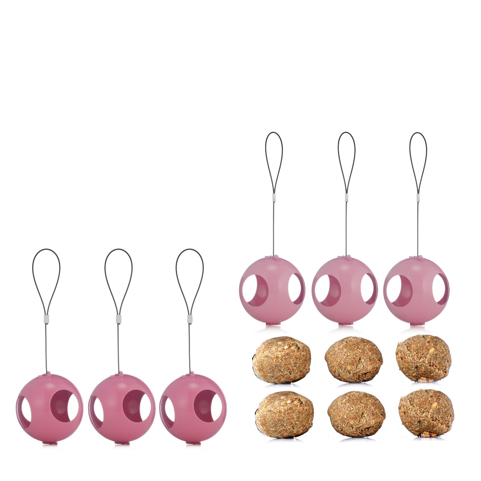 Grumpy Gardener 6 x Garden Baubles with Fatballs