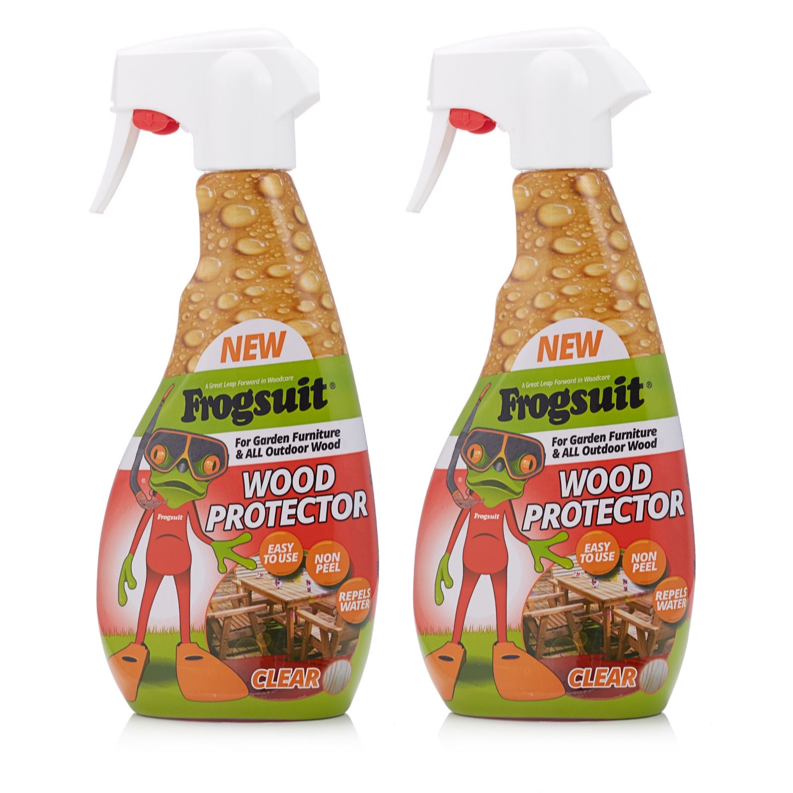Frogsuit Wood Protector Spray 2x 500ml Qvc Uk
