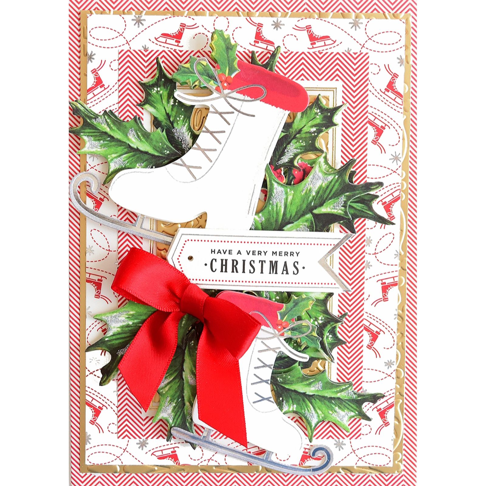 Anna Griffin Vintage Christmas 48 Card Making Kit QVC UK