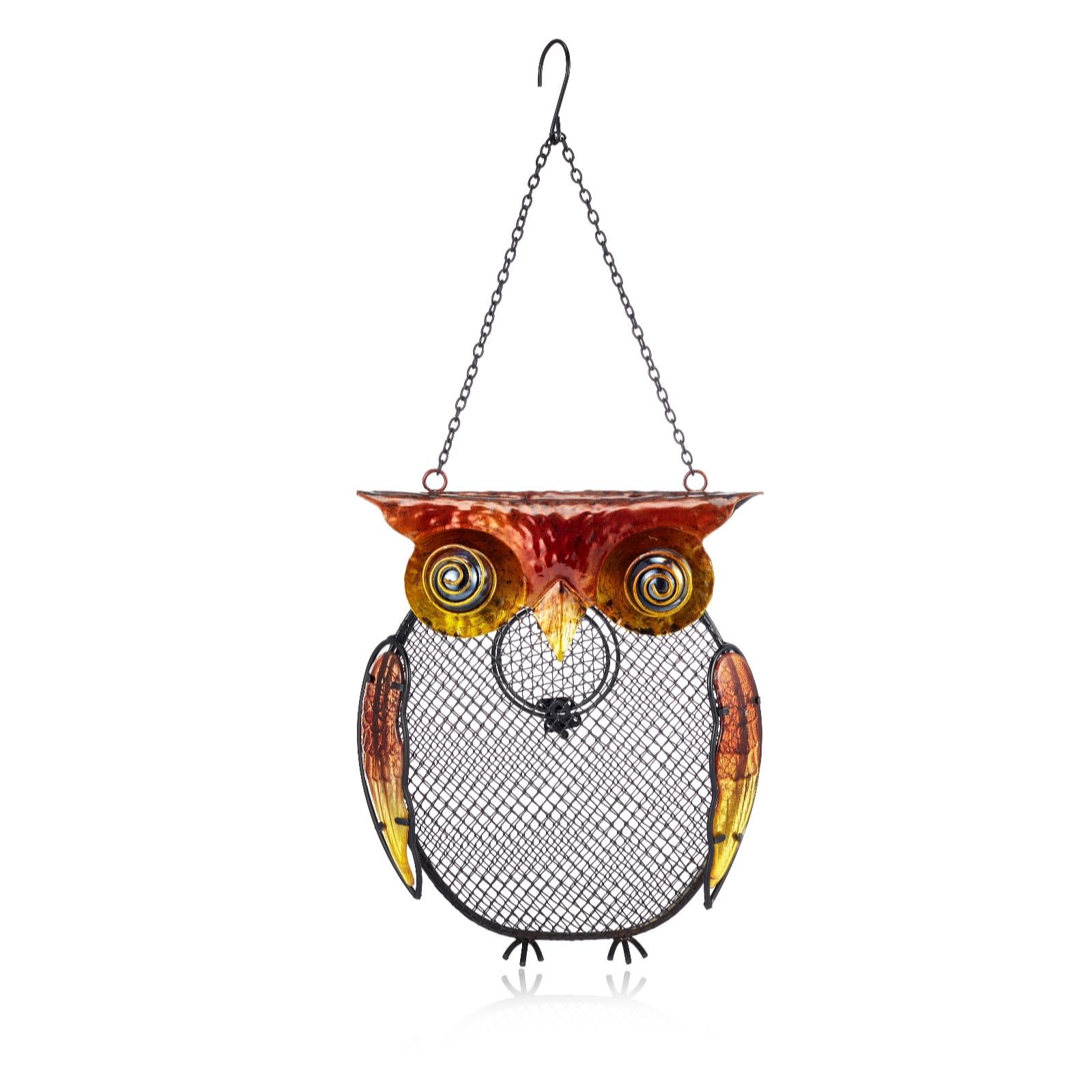 Home2garden Owl Bird Feeder Qvc Uk
