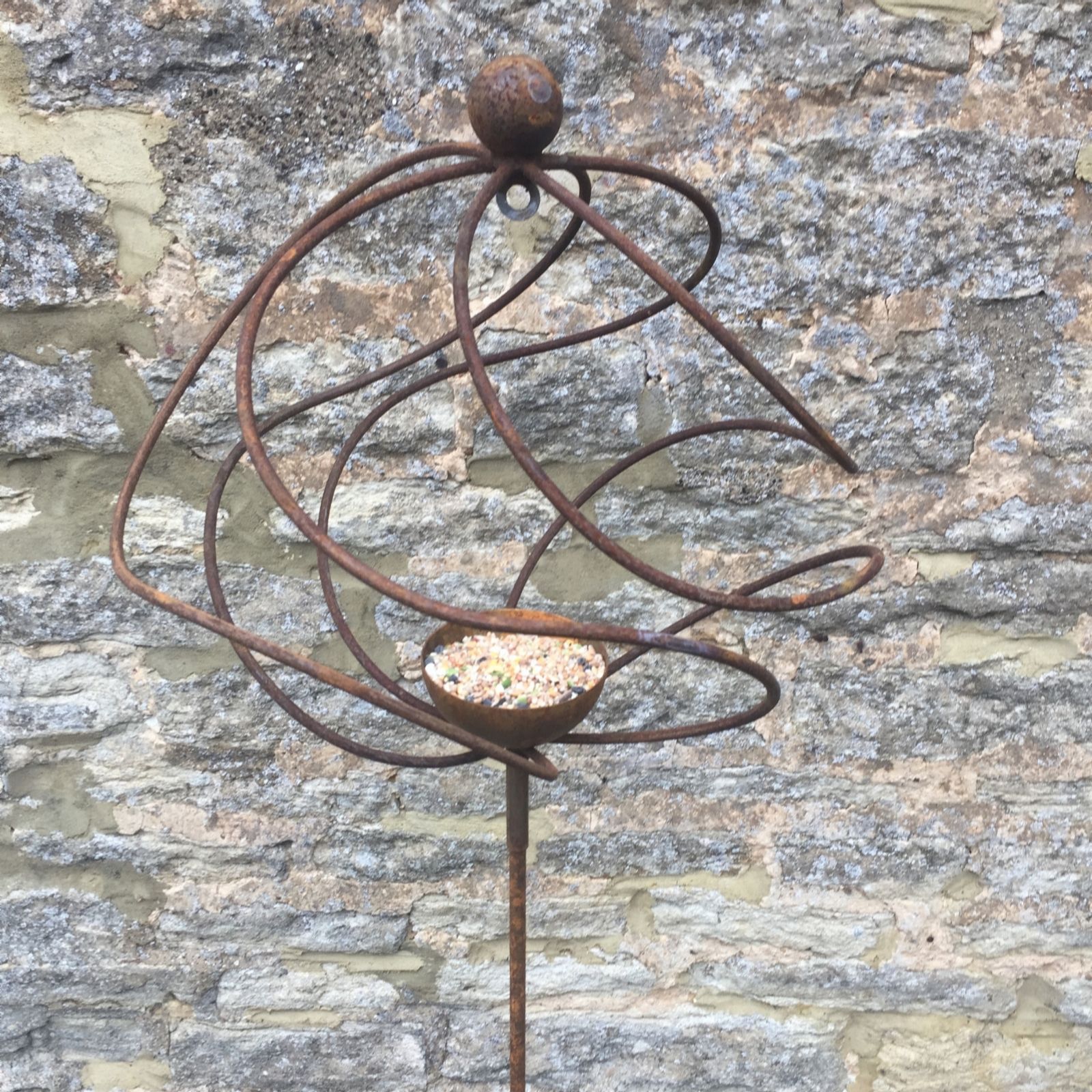 Plants2Gardens Spiral Bird Feeder QVC UK