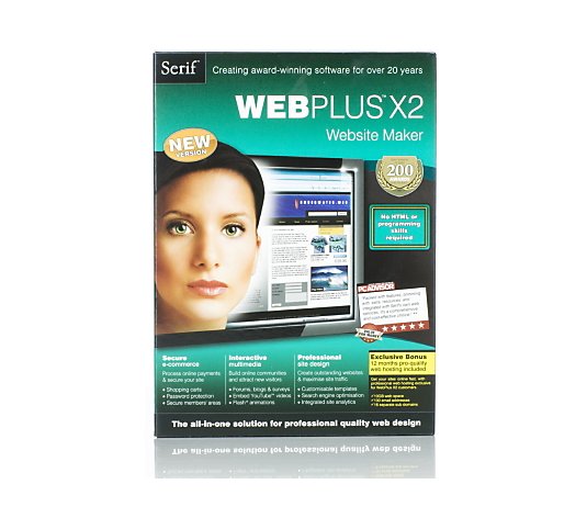 Serif WebPlus X2 Website Maker: Produce Professional Websites