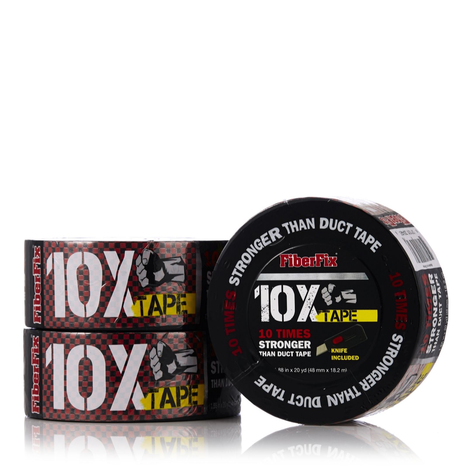 Fiberfix Pack of 3 10 x Tape QVC UK