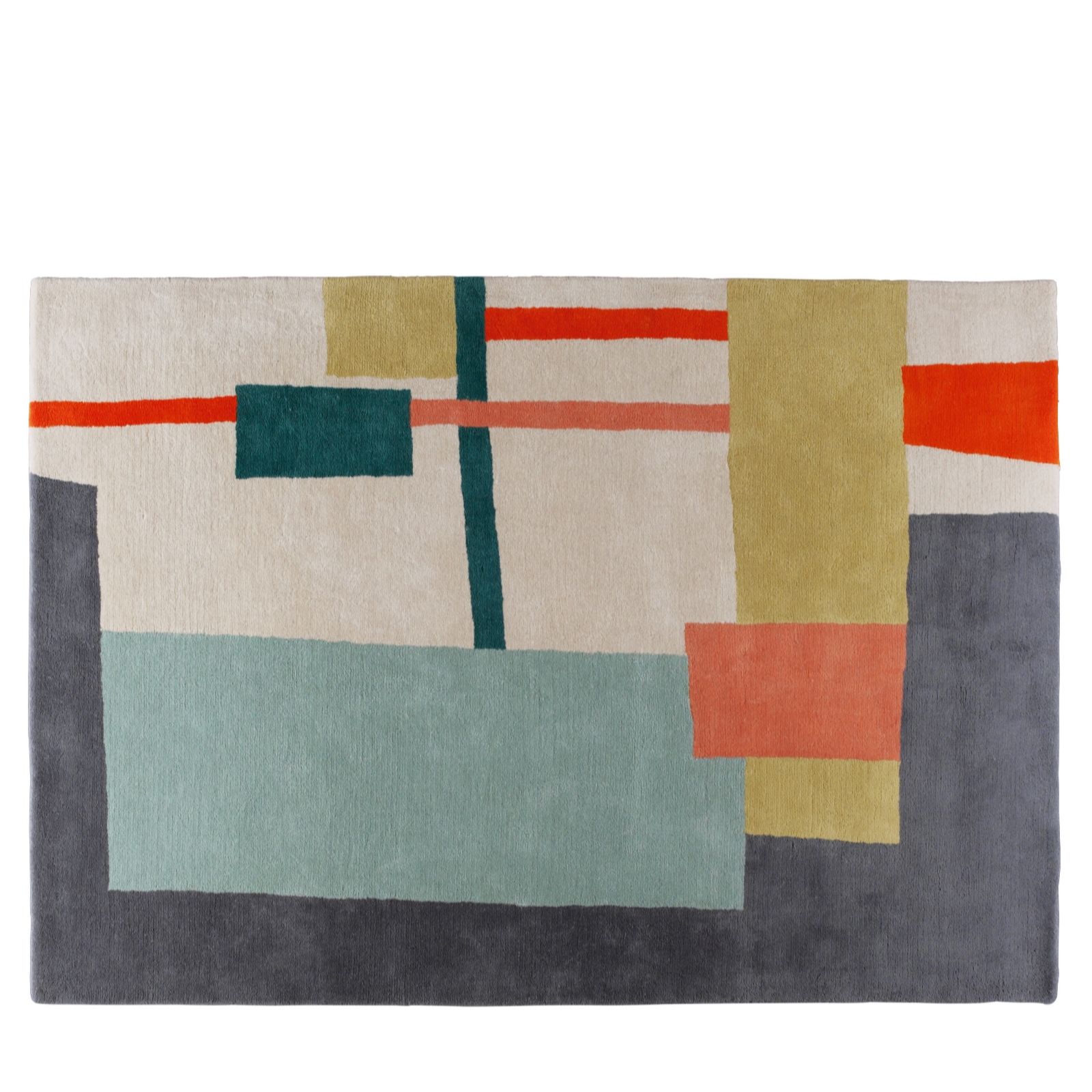 Habitat Quentin Large Multi-coloured Rug - QVC UK